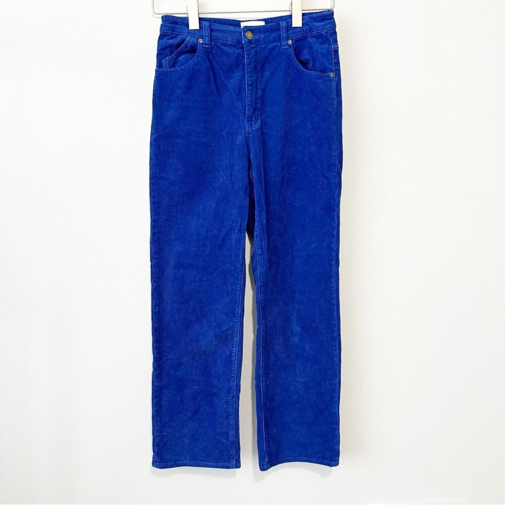 Rolla’s original high rise straight jeans blue corduroy size 29 cords revolve